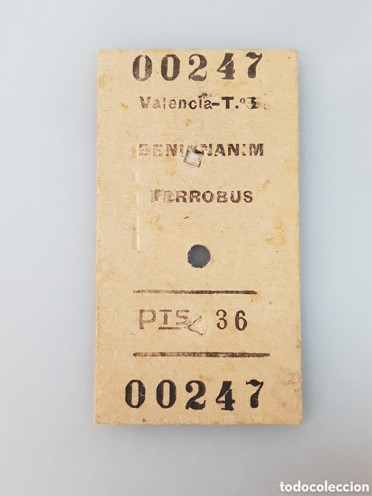Collectables Transport Tickets: ■BILLETE FERROBUS.VALENCIA
