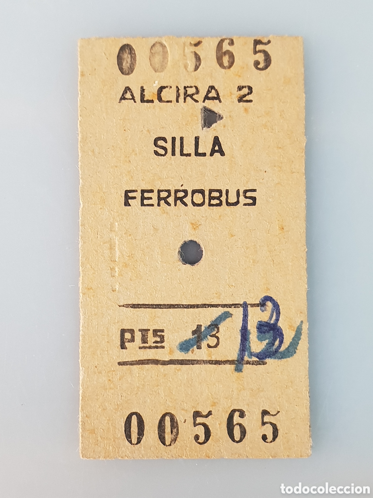Collectables Transport Tickets: ■BILLETE FERROBUS.ALCIRA2-SILLA
