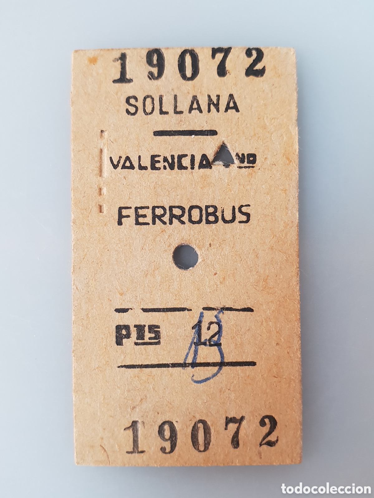 Collectables Transport Tickets: ■BILLETE FERROBUS.SOLLANA-VALENCIA