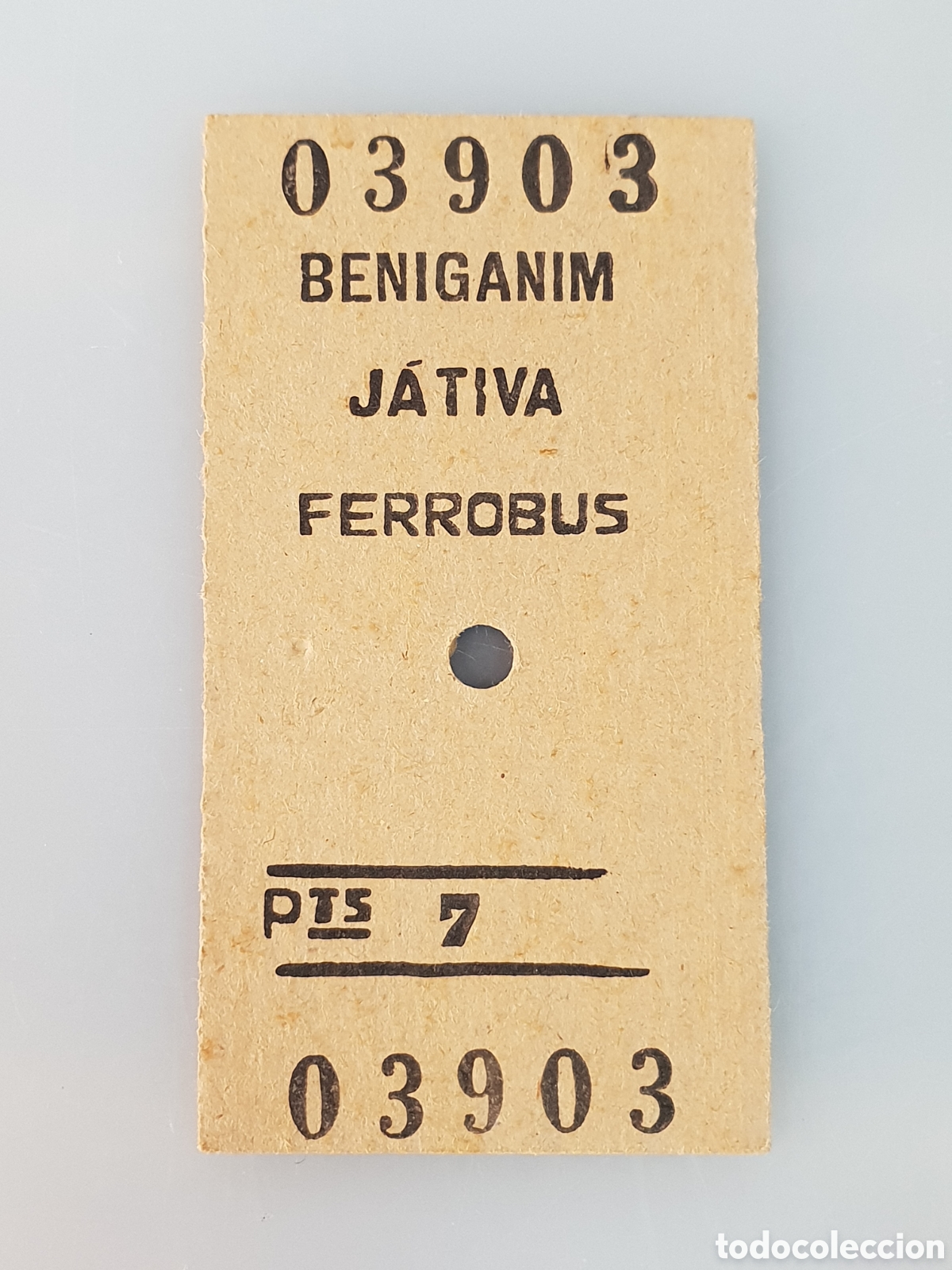 Collectables Transport Tickets: ■BILLETE FERROBUS.BENIGANIM-JATIVA