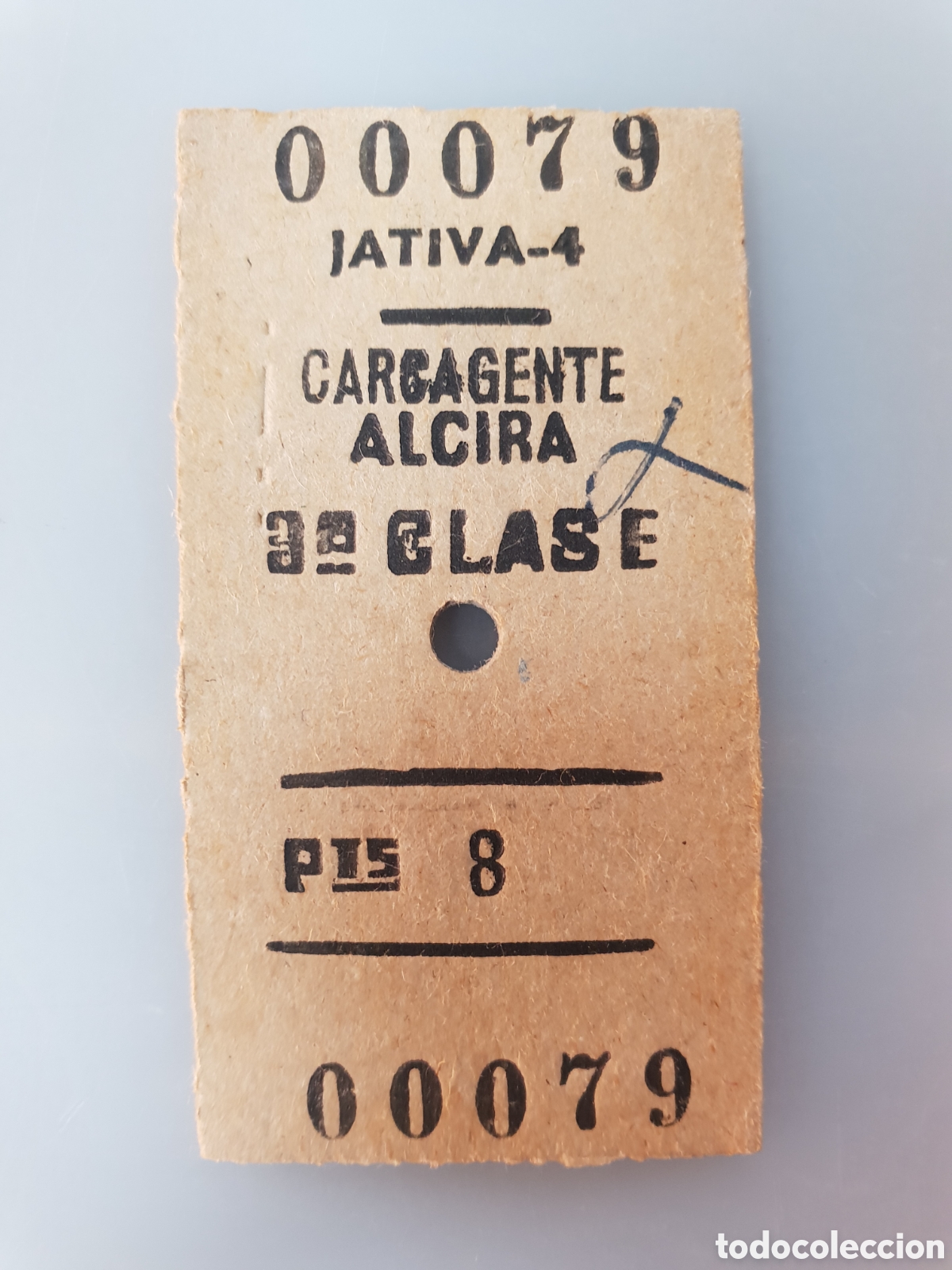Collectables Transport Tickets: ■ BILLETE TREN .3&deg; CLASE.JATIVA-CATCAVENTE-ALCIRA