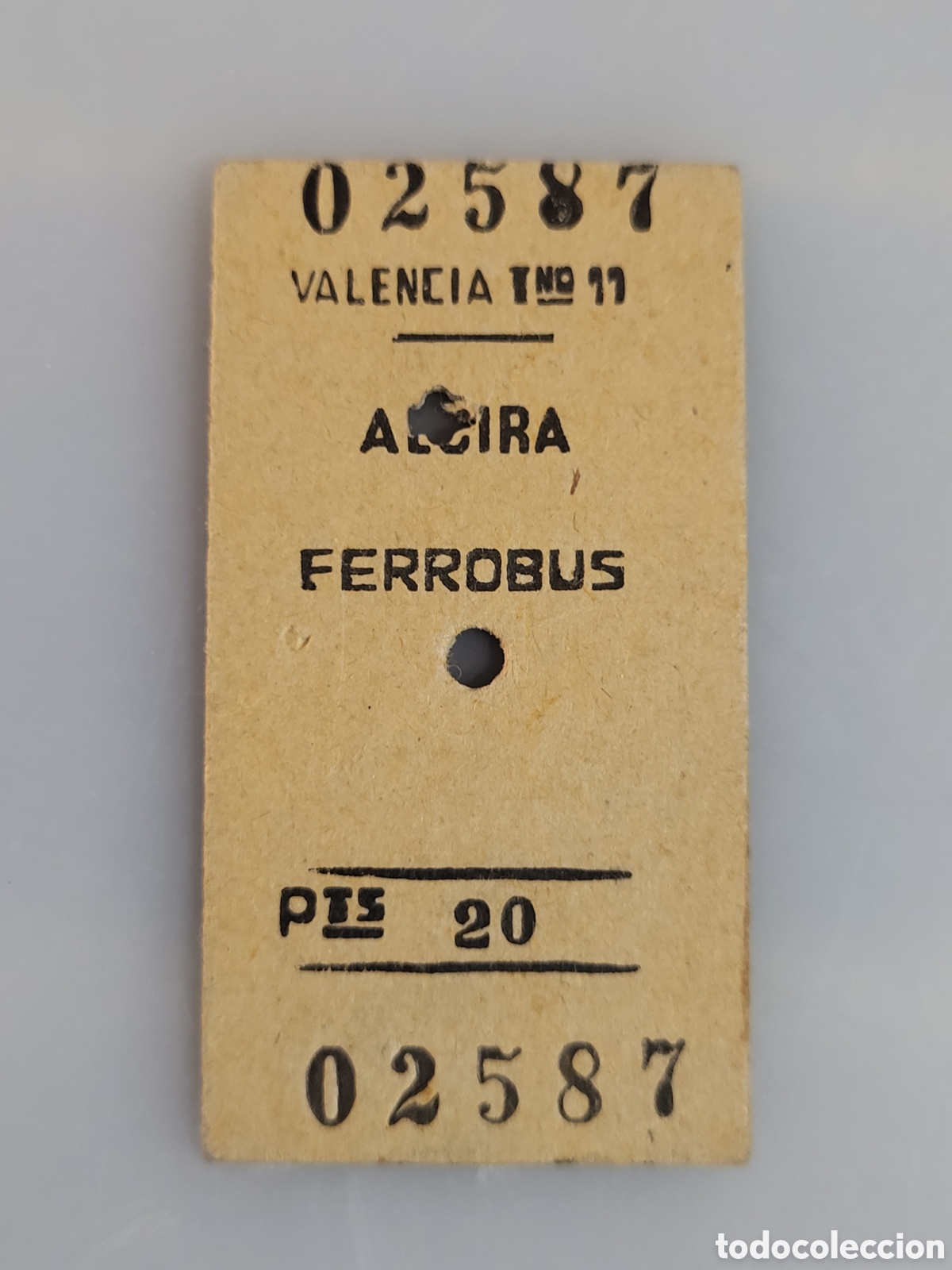 Collectables Transport Tickets: ■ BILLETE FERROBUS. VALENCIA - ALCIRA