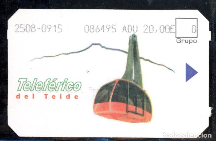 Sammeln von Fahrkarten: BILLETE DEL TELEFERICO DEL TEIDE // C4-AA3