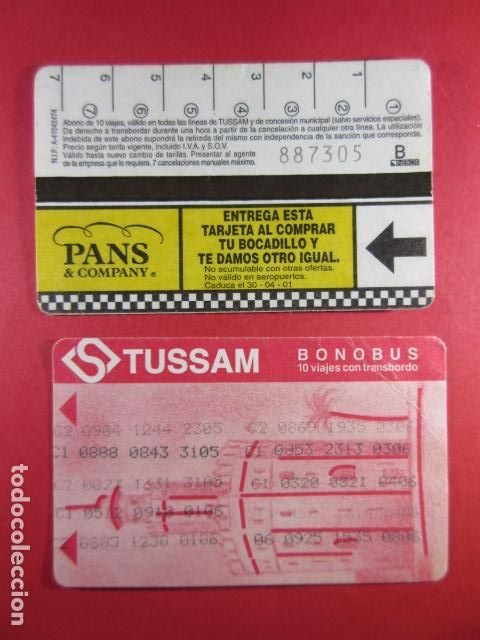 Collectionnisme Billets de transport: ref: SEVILLATARMAG01 - COLECCION TARJETA MAGNETICA SEVILLA - CARTON - PANS & COMPANY LEE INTERIOR