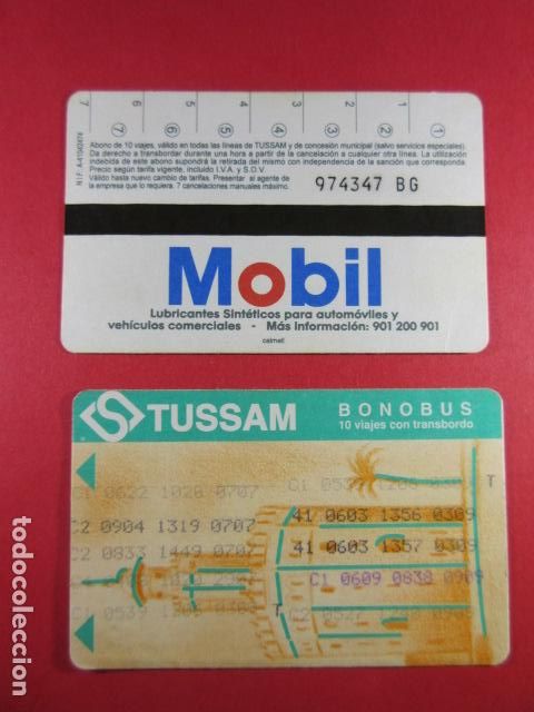 Collectables Transport Tickets: ref: SEVILLATARMAG01 - COLECCION TARJETA MAGNETICA SEVILLA - CARTON - MOBIL - LEE INTERIOR