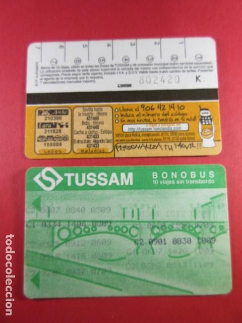 Colecionismos Bilhetes de Transporte: ref: SEVILLATARMAG01 - COLECCION TARJETA MAGNETICA SEVILLA - CARTON - TONOS MOBIL - LEE INTERIOR