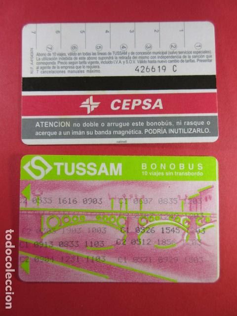 Collectionnisme Billets de transport: ref: SEVILLATARMAG01 - COLECCION TARJETA MAGNETICA SEVILLA - CARTON - CEPSA - LEE INTERIOR