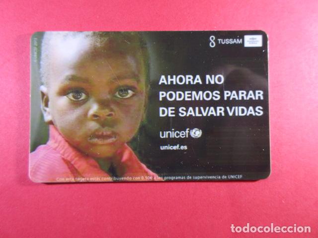 Colecionismos Bilhetes de Transporte: ref: SEVILLATARMAG01 - TARJETA MAGNETICA SEVILLA PLASTICO - UNICEF - LEE INTERIOR