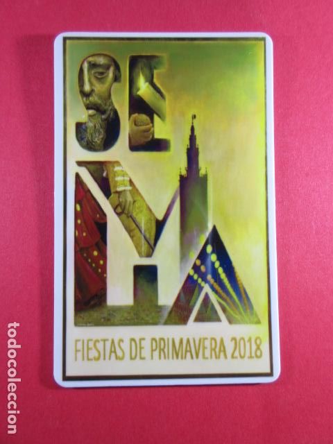 Colecionismos Bilhetes de Transporte: ref: SEVILLATARMAG01 - TARJETA MAGNETICA SEVILLA PL&Aacute;STICO - FIESTA PRIMAVERA 2018 - LEE INTERIOR
