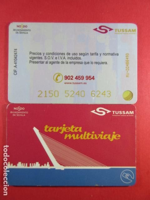 Colecionismos Bilhetes de Transporte: ref: SEVILLATARMAG01 - COLECCION TARJETA MAGNETICA SEVILLA - PLASTICO - MULTIVIAJE MOD3 LEE INTERIOR