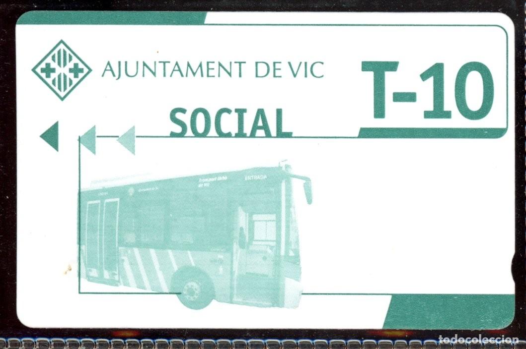 Colecionismos Bilhetes de Transporte: TARJETA DE TRANSPORTE DE VIC //C4- B2