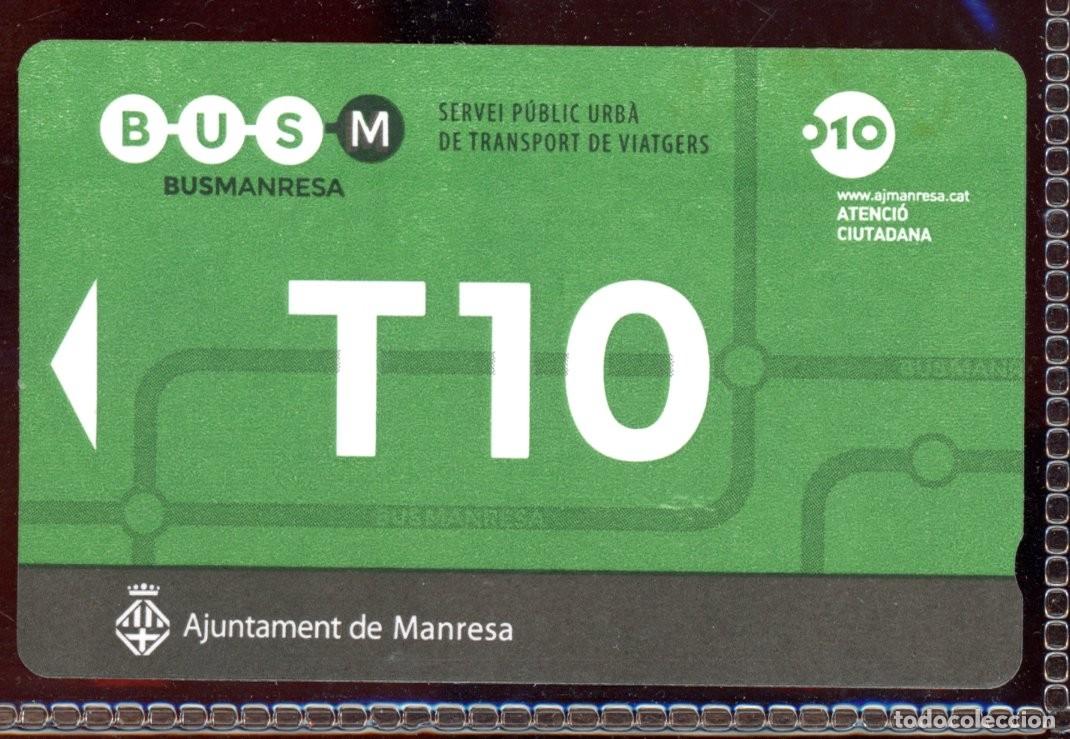 Colecionismos Bilhetes de Transporte: TARJETA DE TRANSPORTE MANRESA // C4- B2
