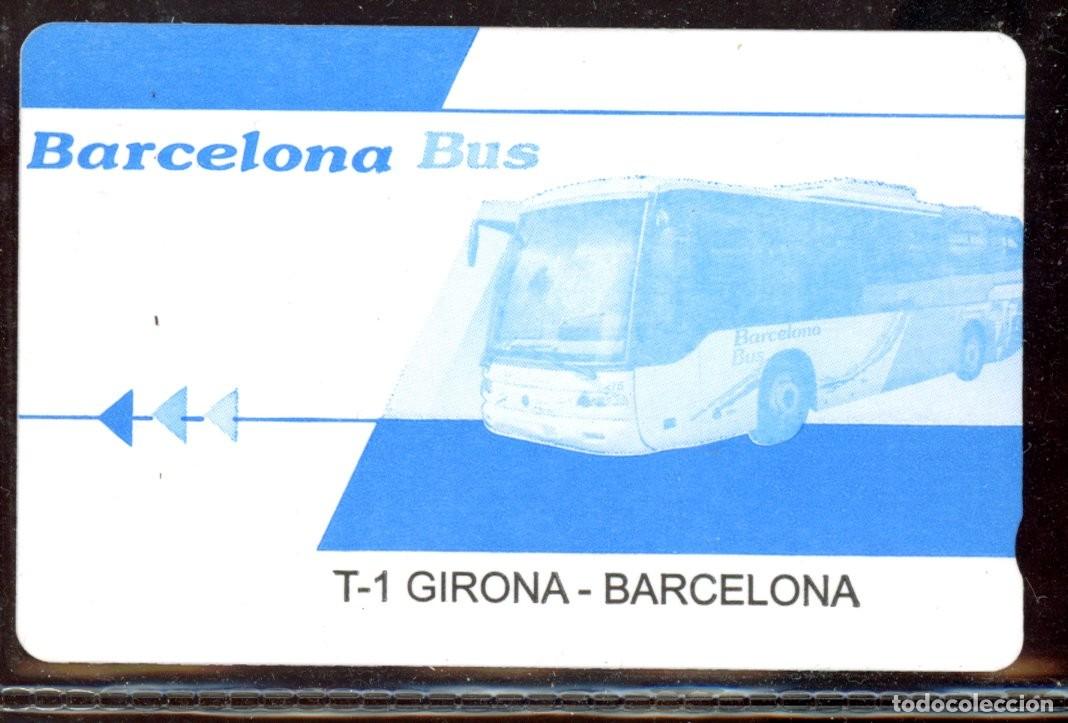 Colecionismos Bilhetes de Transporte: TARJETA DE TRANSPORTE BARCELONA BUS / GIRONA - BCN // C4- B2