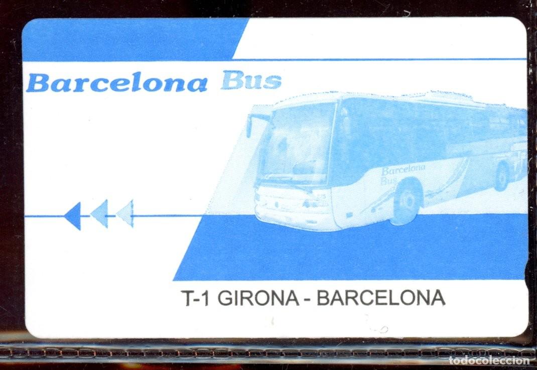 Colecionismos Bilhetes de Transporte: TARJETA DE TRANSPORTE BARCELONA BUS / GIRONA - BACN // C4- B2