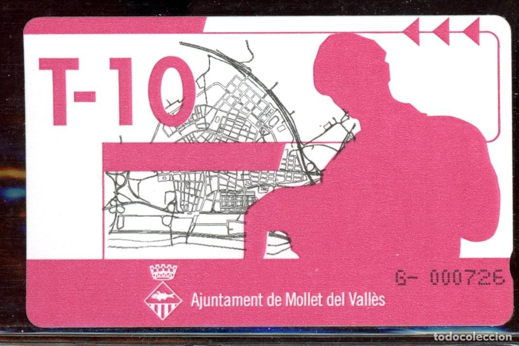 Colecionismos Bilhetes de Transporte: TARJETA DE TRANSPORTE MOLLET DEL VALLES // C4- B2