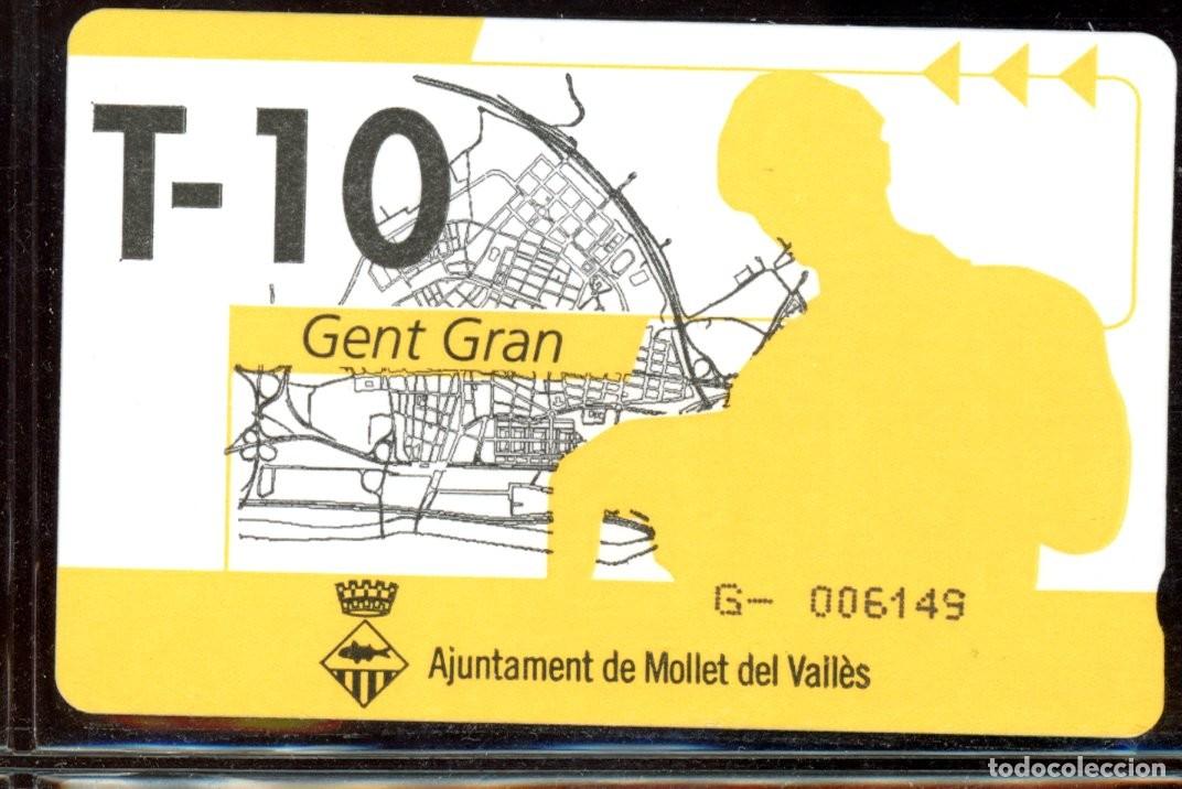 Colecionismos Bilhetes de Transporte: TARJETA DE TRANSPORTE MOLLET DEL VALLES // C4- B2