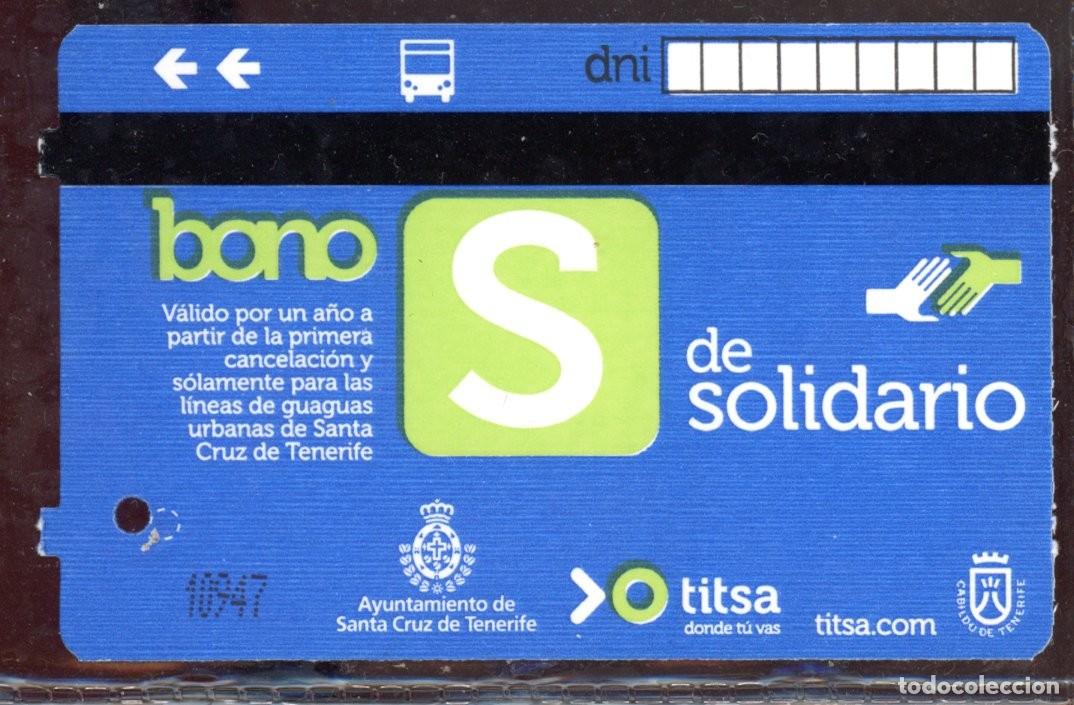 Colecionismos Bilhetes de Transporte: TARJETA DE TRANSPORTE DE TITSA / SANTA CRUZ DE TENERIFE // C4- B2