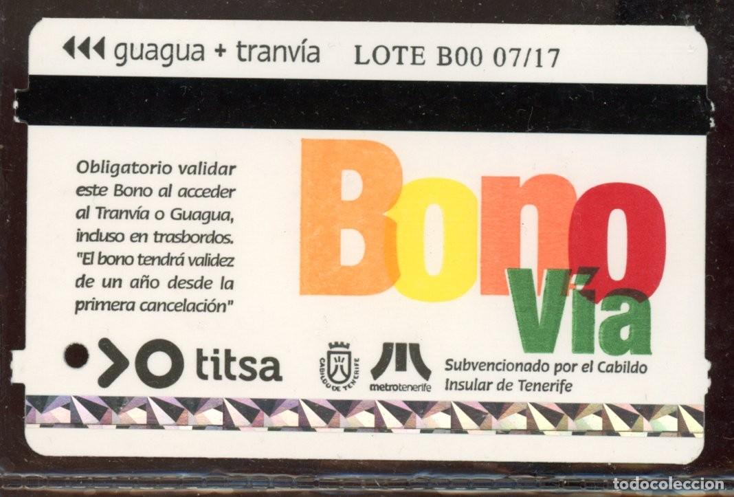 Colecionismos Bilhetes de Transporte: TARJETA DE TRANSPORTE DE TITSA / TENERIFE // C4- B2