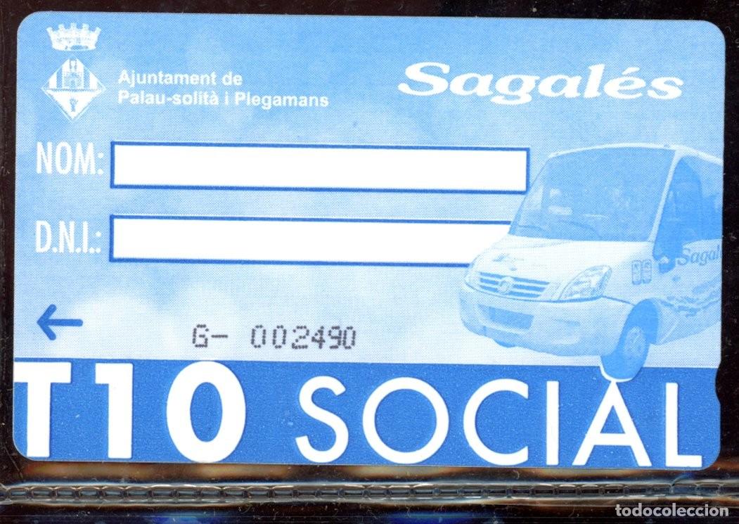 Colecionismos Bilhetes de Transporte: TARJETA DE TRANSPORTE DE PALAU - PLEGAMANS// C4- B2