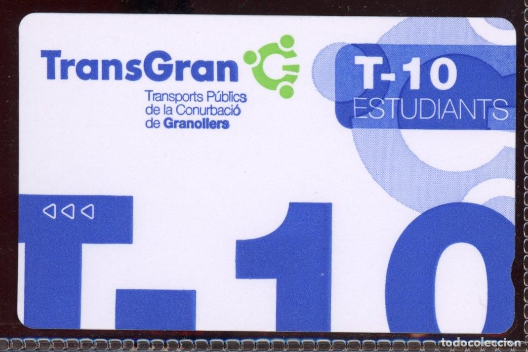 Colecionismos Bilhetes de Transporte: TARJETA DE TRANSPORTE GRANOLLERS // C4- B2