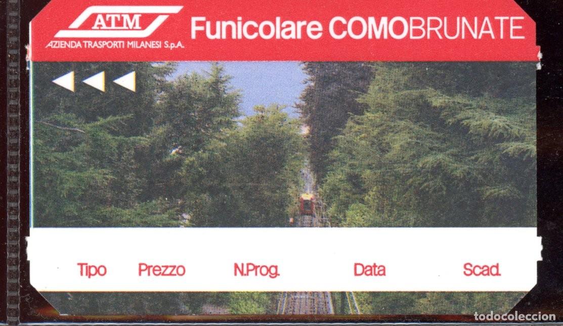 Colecionismos Bilhetes de Transporte: TARJETA DEL FUNICULAR AL LAGO COMO - MILAN (ITALIA) //C4-B2