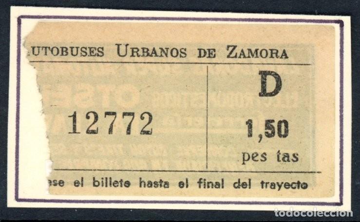 Colecionismos Bilhetes de Transporte: BILLETE BUS URBANO DE ZAMORA // 10LG-21