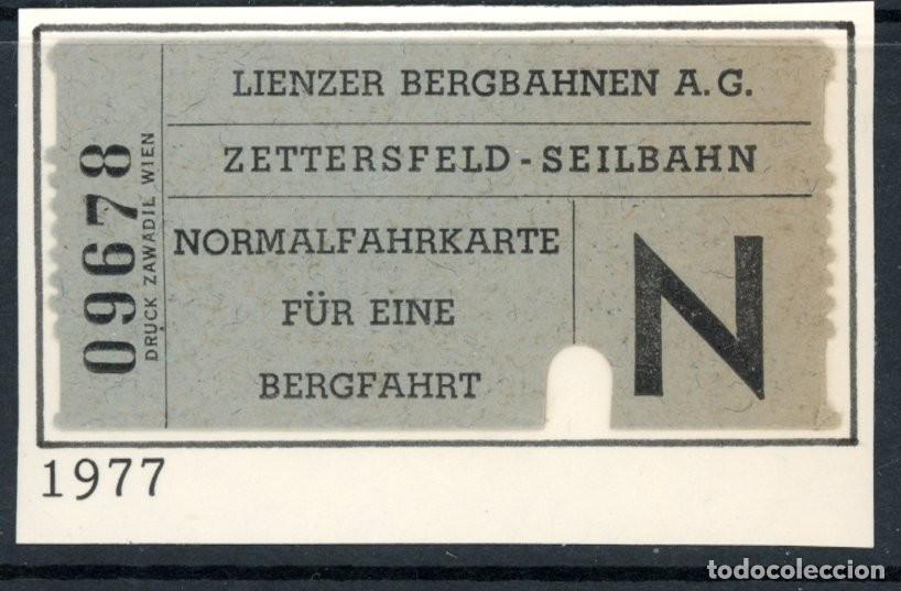 Colecionismos Bilhetes de Transporte: BILLETE DE AUSTRIA / 1977 // 13LG-7