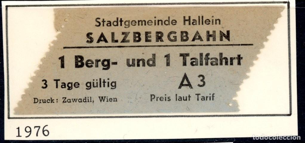 Colecionismos Bilhetes de Transporte: BILLETE DE AUSTRIA / 1976 // 13LG-7