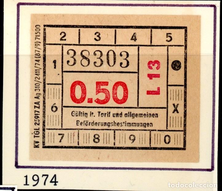 Colecionismos Bilhetes de Transporte: BILLETE DE TRAM DE ALEMANIA ORIENTAL // 13LG-12