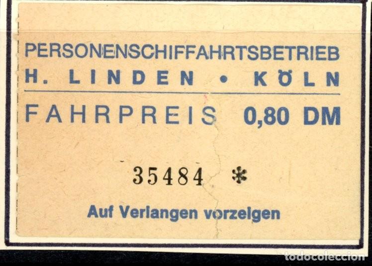 Colecionismos Bilhetes de Transporte: BILLETE DE ALEMANIA OCCIDENTAL // 13LG-13