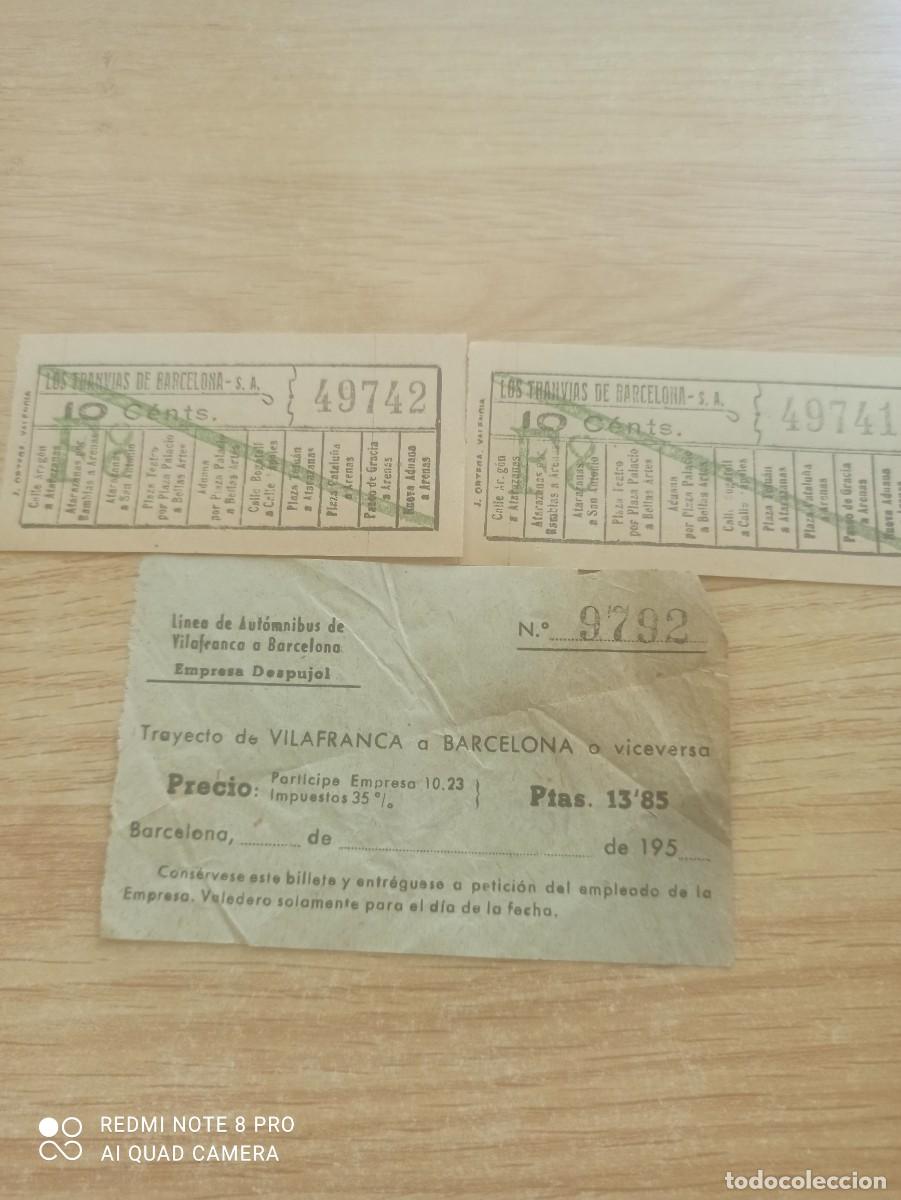 Coleccionismo billetes de transporte: Billetes de transporte. - Foto 1