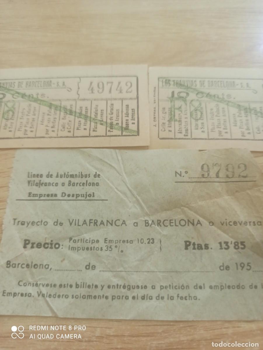 Coleccionismo billetes de transporte: Billetes de transporte. - Foto 2