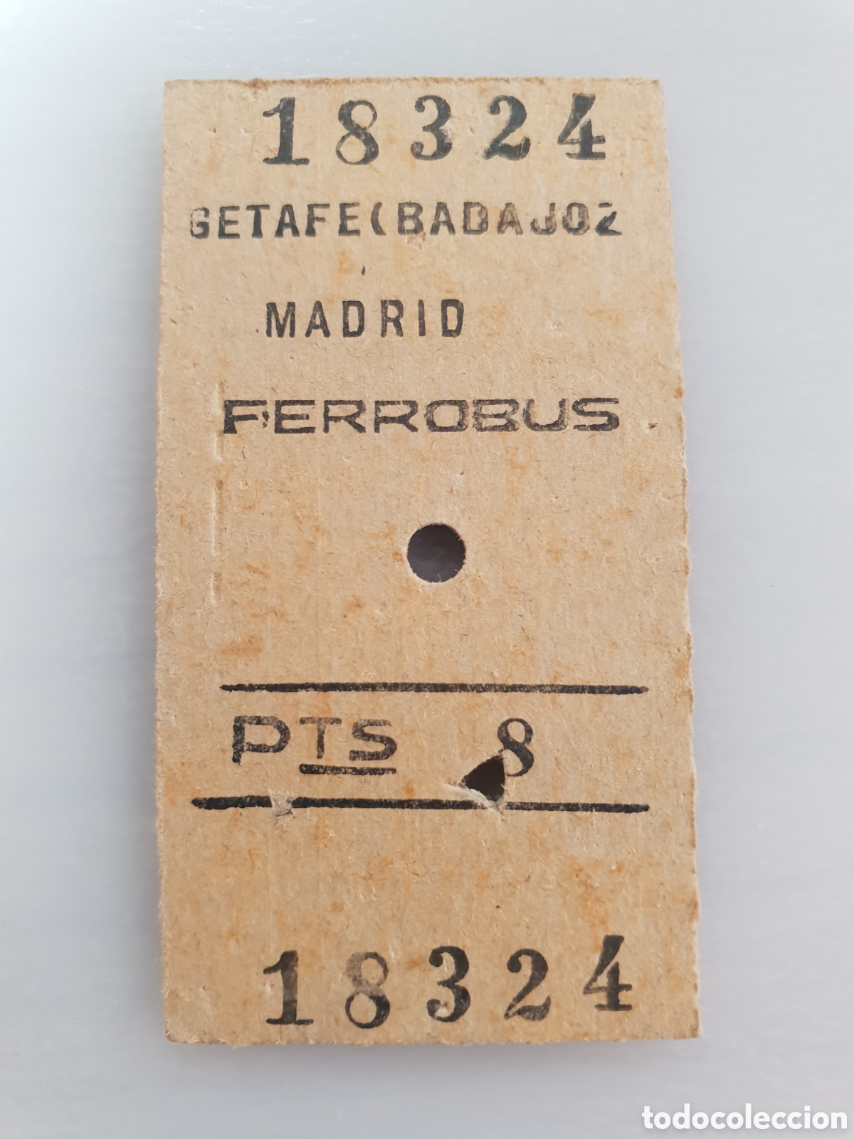 Sammeln von Fahrkarten: ■ BILLETE FERROBUS. JETAFE - MADRID