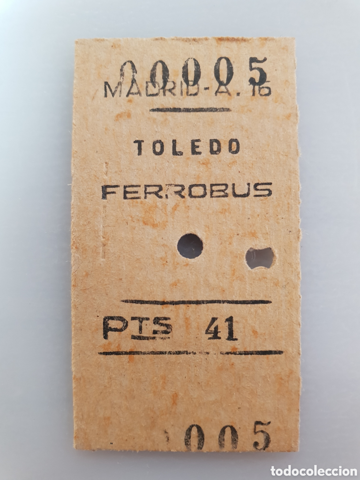 Colecionismos Bilhetes de Transporte: ■ BILLETE FERROBUS. MADRID - TOLEDO