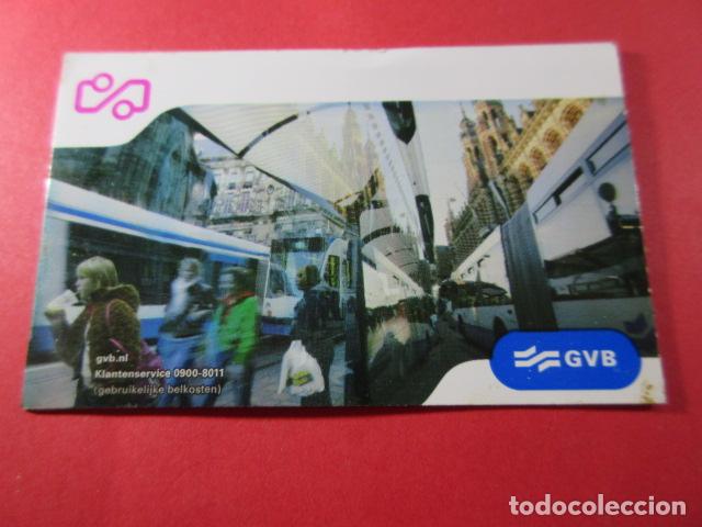 Colecionismos Bilhetes de Transporte: HOLANDA - AMSTERDAM - TARJETA GVB TRAVEL TICKET