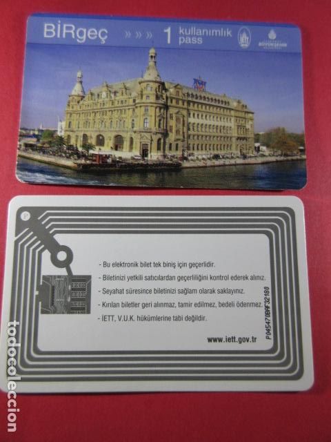 Coleccionismo billetes de transporte: TURQUIA - BUYUKSEHIR - TARJETA 1 PASS - TRASERA MODELO 3