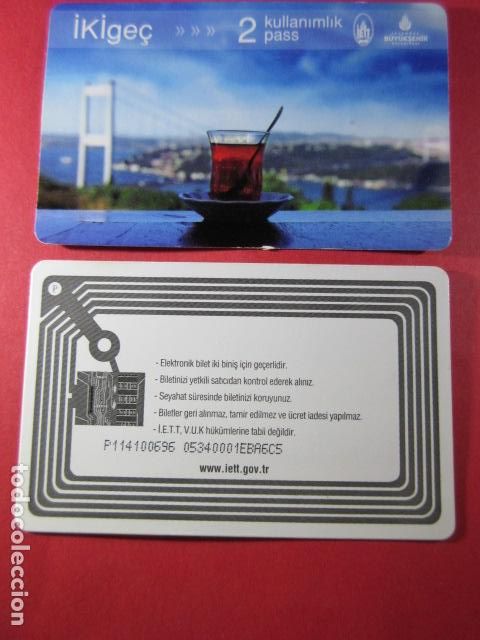 Colecionismos Bilhetes de Transporte: TURQUIA - BUYUKSEHIR - TARJETA 2 PASS - TRASERA MODELO 1