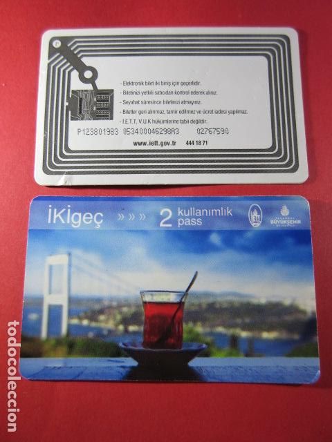 Colecionismos Bilhetes de Transporte: TURQUIA - BUYUKSEHIR - TARJETA 2 PASS - TRASERA MODELO 4