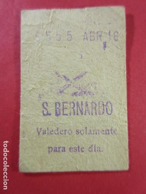 Coleccionismo billetes de transporte: METRO DE MADRID - REF: REFMM01 - ASPA - S. BERNARDO - Foto 1