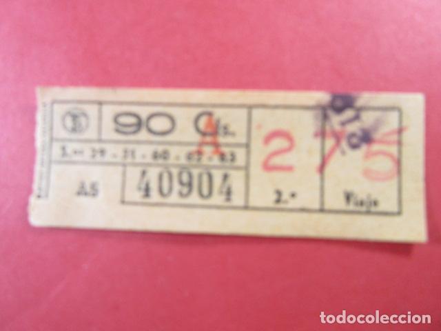 Colecionismos Bilhetes de Transporte: TB_CYC_VAR01 - TRANVIAS BARCELONA - CAPICUA 40904 - BILLETES VIAJES DIFERENTES LINEAS VER FOTOS