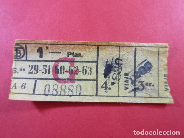 Colecionismos Bilhetes de Transporte: TB_CYC_VAR01 - TRANVIAS BARCELONA - CAPICUA 08880 - BILLETES VIAJES DIFERENTES LINEAS VER FOTOS