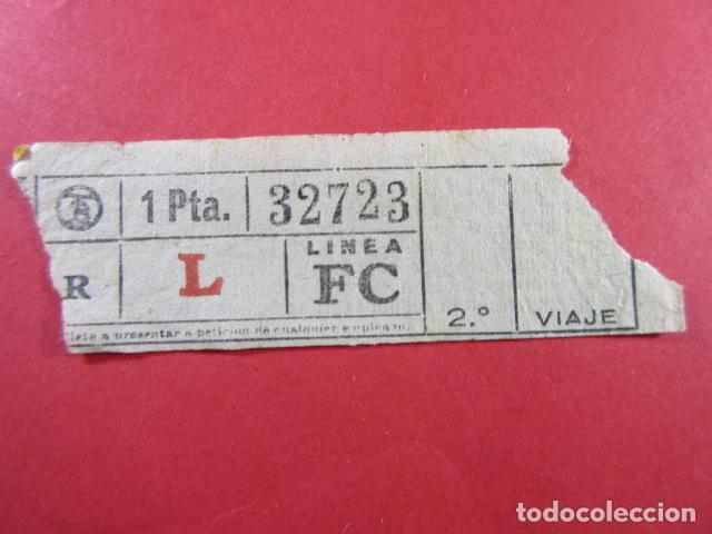 Colecionismos Bilhetes de Transporte: TB_CYC_VAR01 - TRANVIAS BARCELONA - CAPICUA 32723 - BILLETES VIAJES DIFERENTES LINEAS VER FOTOS