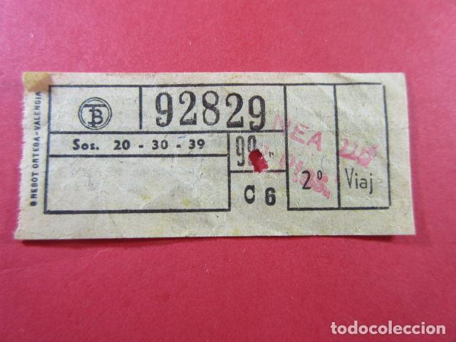 Colecionismos Bilhetes de Transporte: TB_CYC_VAR01 - TRANVIAS BARCELONA - CAPICUA 92829 - BILLETES VIAJES DIFERENTES LINEAS VER FOTOS