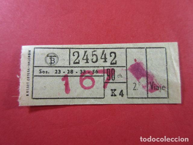 Colecionismos Bilhetes de Transporte: TB_CYC_VAR01 - TRANVIAS BARCELONA - CAPICUA 24542 - BILLETES VIAJES DIFERENTES LINEAS VER FOTOS