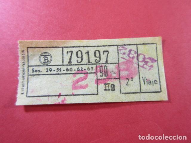 Colecionismos Bilhetes de Transporte: TB_CYC_VAR01 - TRANVIAS BARCELONA - CAPICUA 79197 - BILLETES VIAJES DIFERENTES LINEAS VER FOTOS