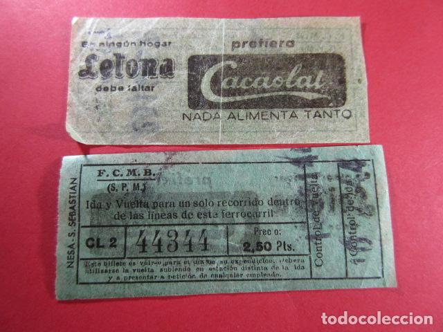 Coleccionismo Billetes de transporte: MBARC_CYC_VAR01 - METRO BARCELONA - CAPICUA 44344 - VER PRECIO DIFERENTE PUBLICIDAD TODOS DIFERENTES