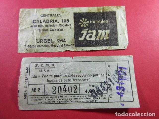 Coleccionismo Billetes de transporte: MBARC_CYC_VAR01 - METRO BARCELONA - CAPICUA 20402 - VER PRECIO DIFERENTE PUBLICIDAD TODOS DIFERENTES