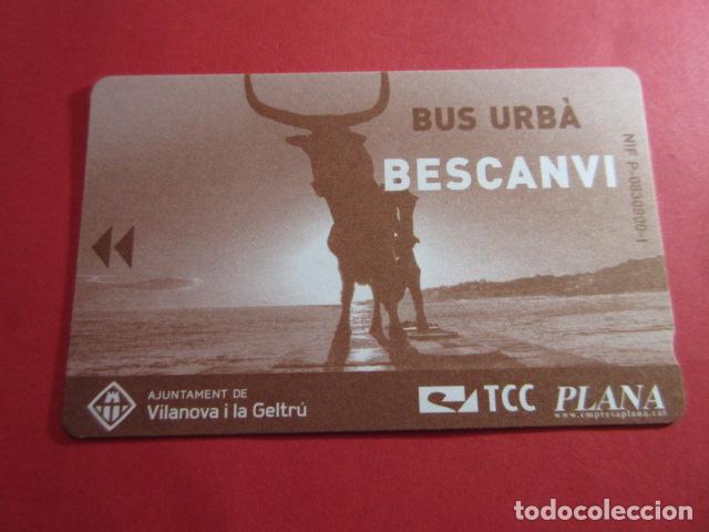 Sammeln von Fahrkarten: ref: TAR_AREA_CAT-01 - VER FOTOS TODAS DIFERENTES - TARJETA MAGNETICAS - VILANOVA I LA GELTRU