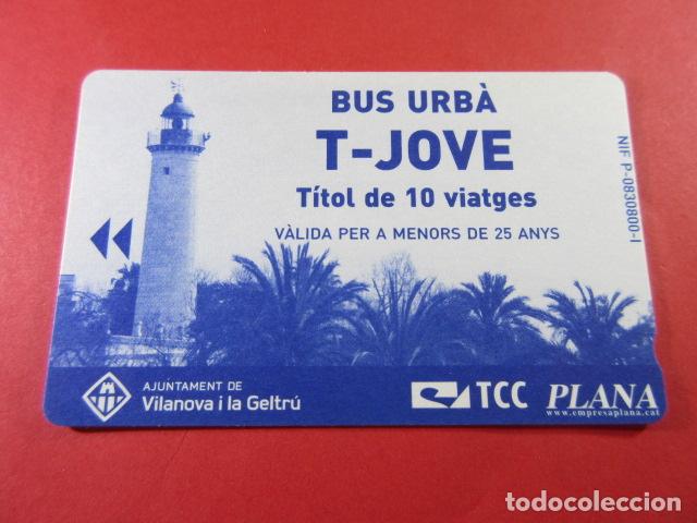 Coleccionismo Billetes de transporte: ref: TAR_AREA_CAT-01 - VER FOTOS TODAS DIFERENTES - TARJETA MAGNETICAS - VILANOVA I LA GELTRU