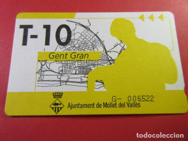 Coleccionismo Billetes de transporte: ref: TAR_AREA_CAT-01 - TODAS DIFERENTES - TARJETA MAGNETICAS - MOLLET VALLES OJO SERIE DERECHA- VER